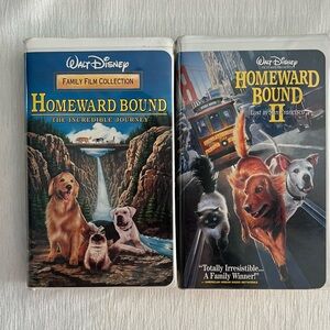 VHS 2 pack Homeward Bound and Homeward Bound II